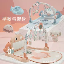 Estera de rompecabezas de gimnasio para bebé, estante educativo, juguetes para bebé, estera de juego de música con juguete colgante, Alfombra de Fitness, regalo para niños, my melody