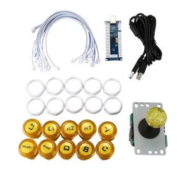 

Arcade Joystick Chip Board Arcade Joystick Accessories Arcade Joystick DIY Kit Arcade Joystick Button Arcade Code Yellow