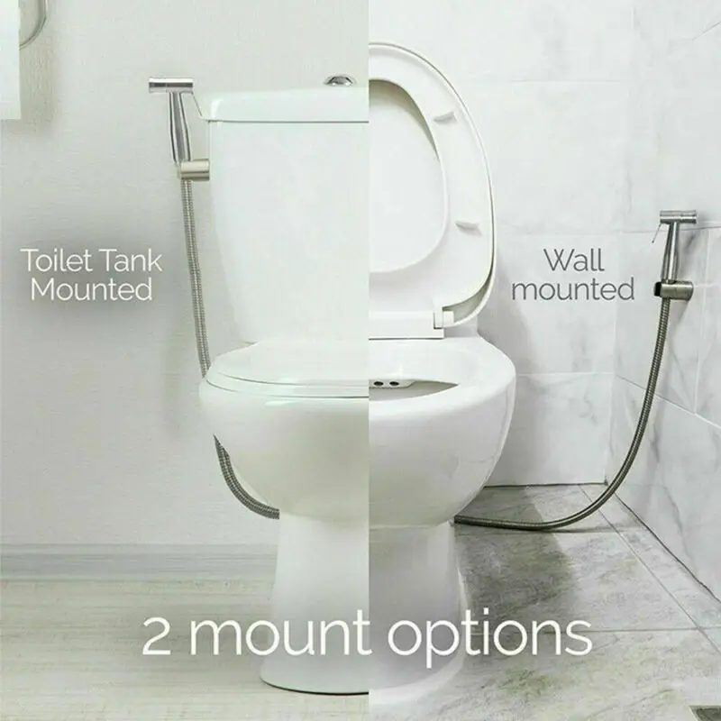 Stainless Steel Bidet Sprayer Shattaf Bathroom Toilet T Adapter Wc Dusche Bad Spray Shower Head Bathroom Accessories Sets Aliexpress