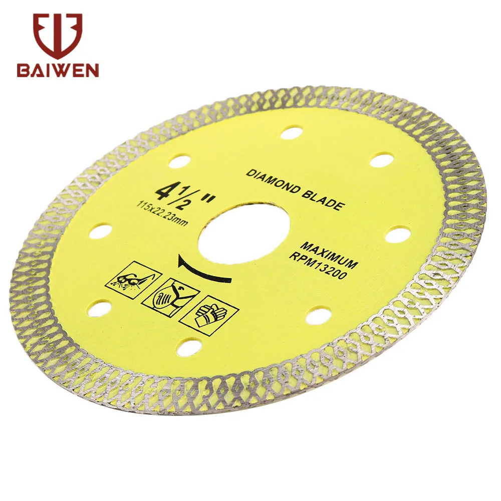 Сверхтонкий Алмазный фарфоровый пильный диск круглой формы X алмазный режущий