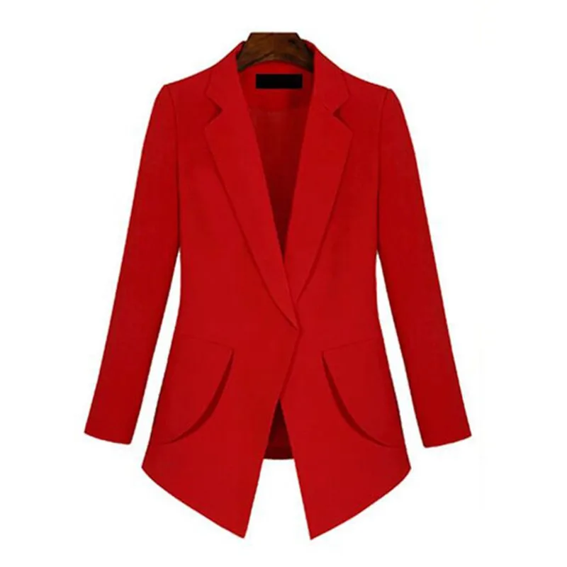 Women Blazer Women Long Sleeve One Button Suit Jackets Spring Autumn Slim Jacket Female Fashion