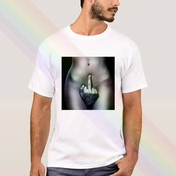 

Naked Girl Swearing Middle Finger T-Shirt 2020 Newest Summer Men's Short Sleeve Popular Tees Shirt Tops Unisex