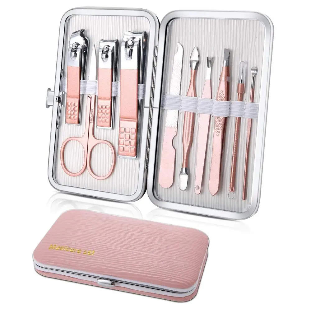 Beaute Secrets Manicure Pedicure kit,18pcs Stainless Steel Nail Clippers  Pedicure Set with Black Leather Storage Case - Price in India, Buy Beaute  Secrets Manicure Pedicure kit,18pcs Stainless Steel Nail Clippers Pedicure  Set