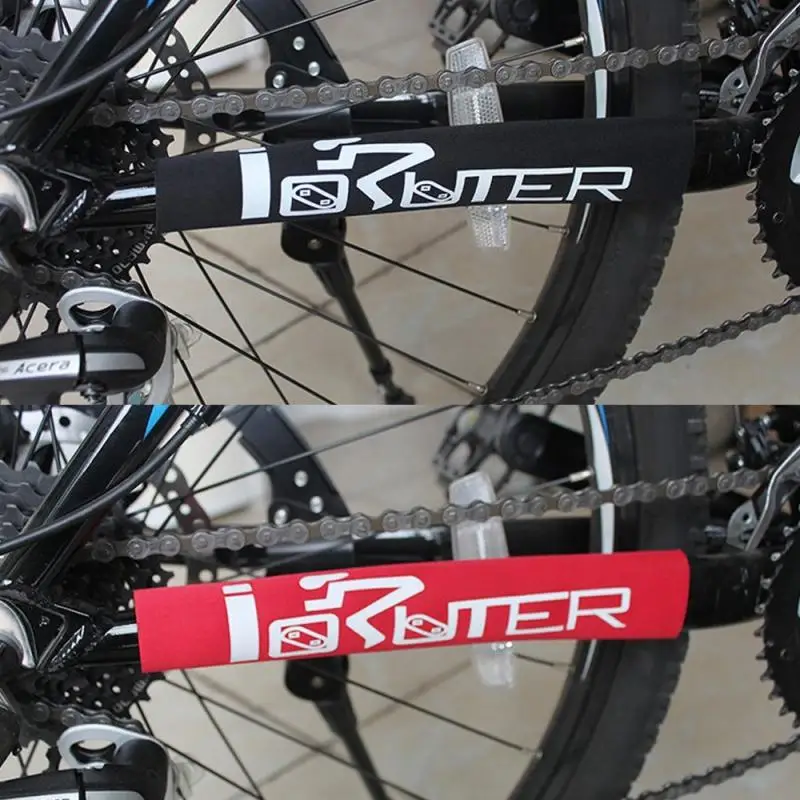 

1PC Polyster Bicycle Chain Protect Guard Cover Pad Cycling Bike Frame Case Protector Rear Fork Chain Care Bike Accessories