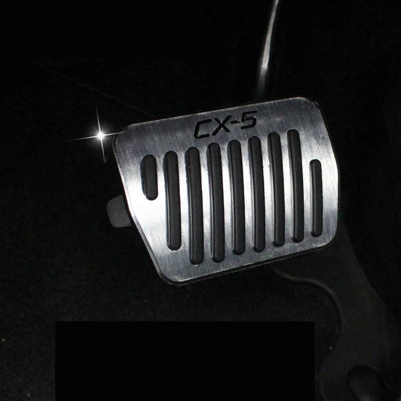 For Mazda CX5 CX-5 KE KF 2013- Car Accelerator Brake Pedal FootRest Pedal Pad No Drill Cover Accessories