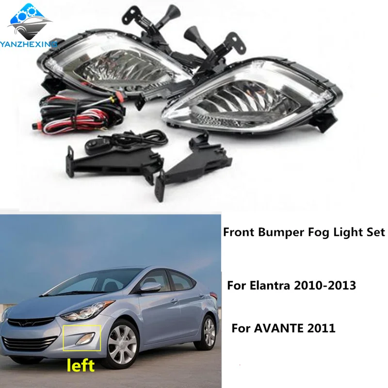 1 комплект абсолютно новый высококачественный передний бампер противотуманные