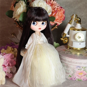 

ICY factory blyth doll bjd joint body doll customized face matte face 30cm toy