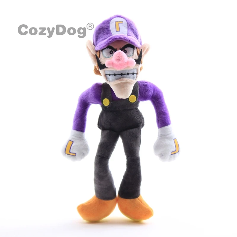 18 см и 28 см серия Марио плюшевые игрушки кукла милый мультфильм аниме Waluigi Mansion Мягкие Игрушки для маленьких детей Рождественский подарок на день рождения - Цвет: 28cm Waluigi