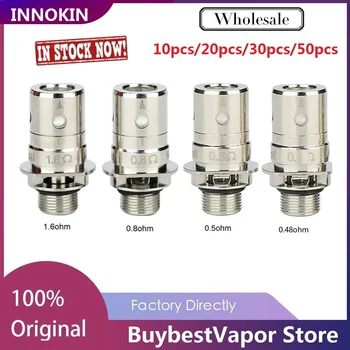 

Original 10pc Innokin Zenith Replacement Coil Cooler 1.6ohm/Warmer 0.8ohm Core Vape Coil For Zenith Atomizer/ Zlide Tank