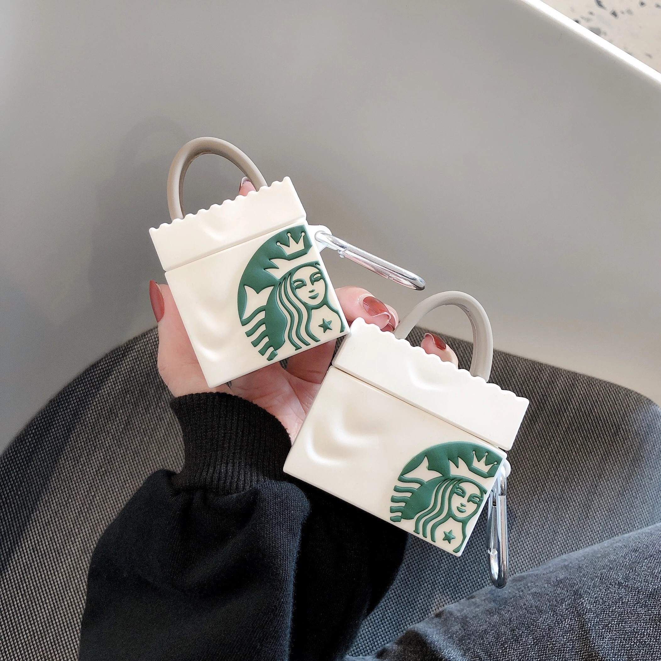 

3D Cartoon Wireless Bluetooth Headset case for Apple Airpods Pro Earphone Creative drink bag Silicone Cover For Air pods Case