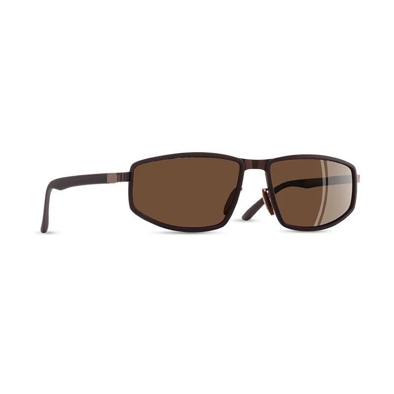 C4Brown AOFLY, фирменный дизайн, Классические солнцезащитные очки, мужские, поляризационные, модные, для вождения, солнцезащитные очки для мужчин, очки, сплав, оправа, zonnebril dames - Цвет линз: C4Brown