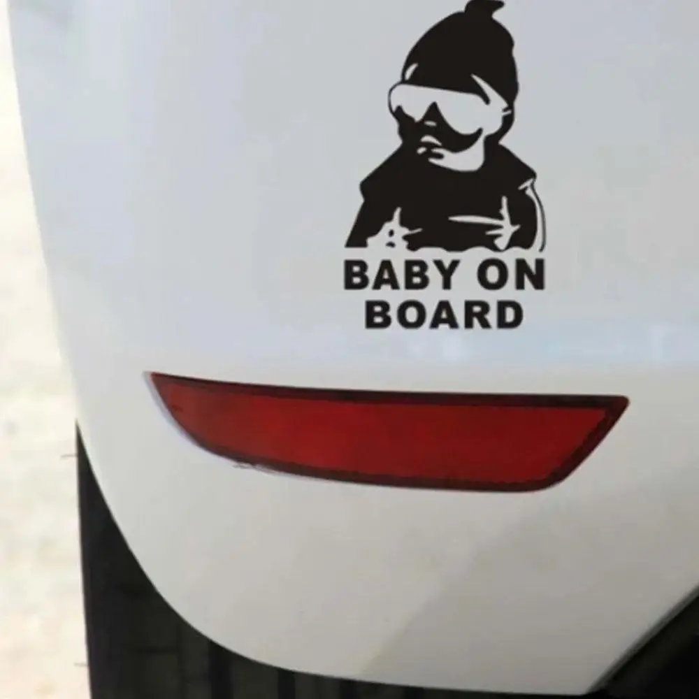 Авто Стайлинг крутая наклейка на автомобиль ребенок борту 3D стереоскопическая
