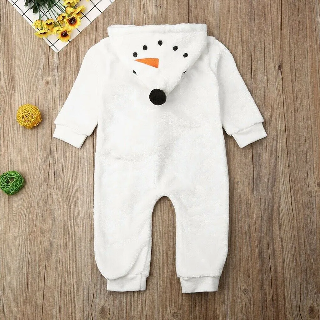 Рождественская одежда для малышей; одежда унисекс для малышей; карнавальный костюм снеговика; Комбинезон для маленьких мальчиков; зимняя одежда; recien nacido