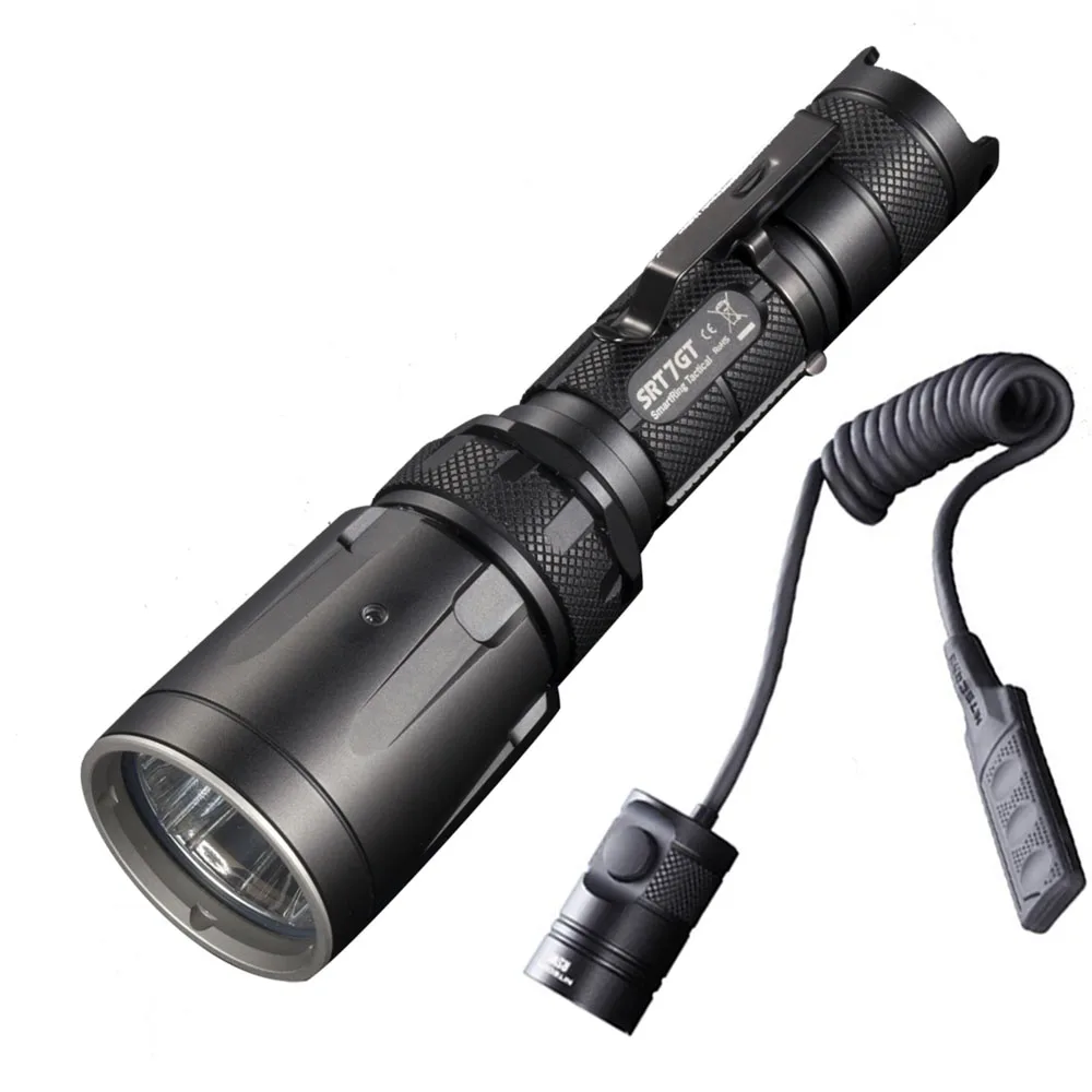 SRT7GT RSW1 NITECORE SRT7GT тактический фонарь XP-L HI V3 RGB UV light max 1000 люмен луч бросок 450 м умный селектор кольцо-факел - Испускаемый цвет: SRT7GT RSW1