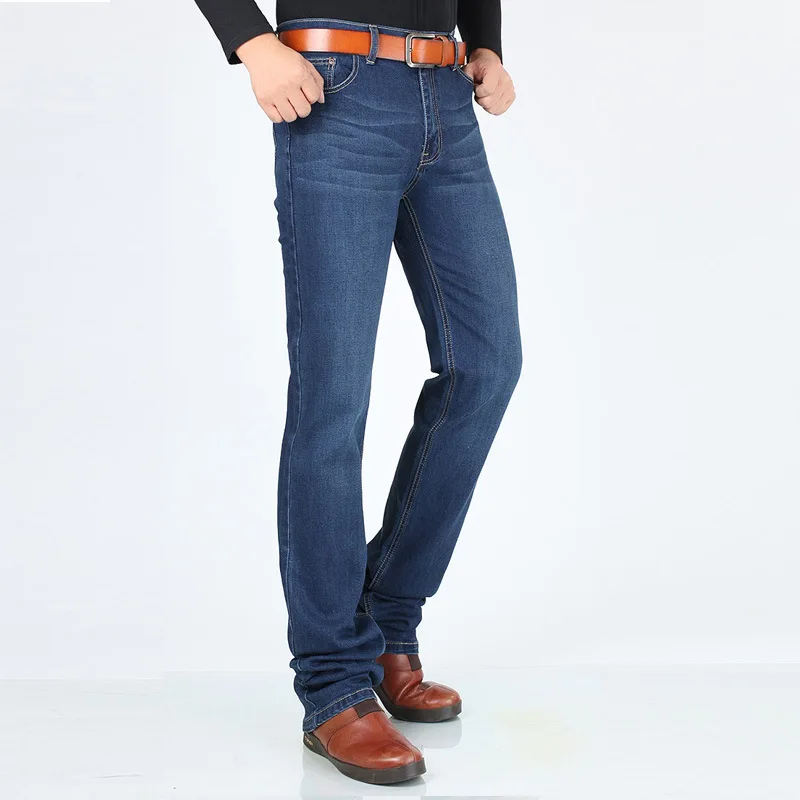 120 Cm Long Jeans Mens Spring Autumn Denim Pants Man Business Casual Jeans Male Long Denim Pants High Quality Men Jeans Pants 3