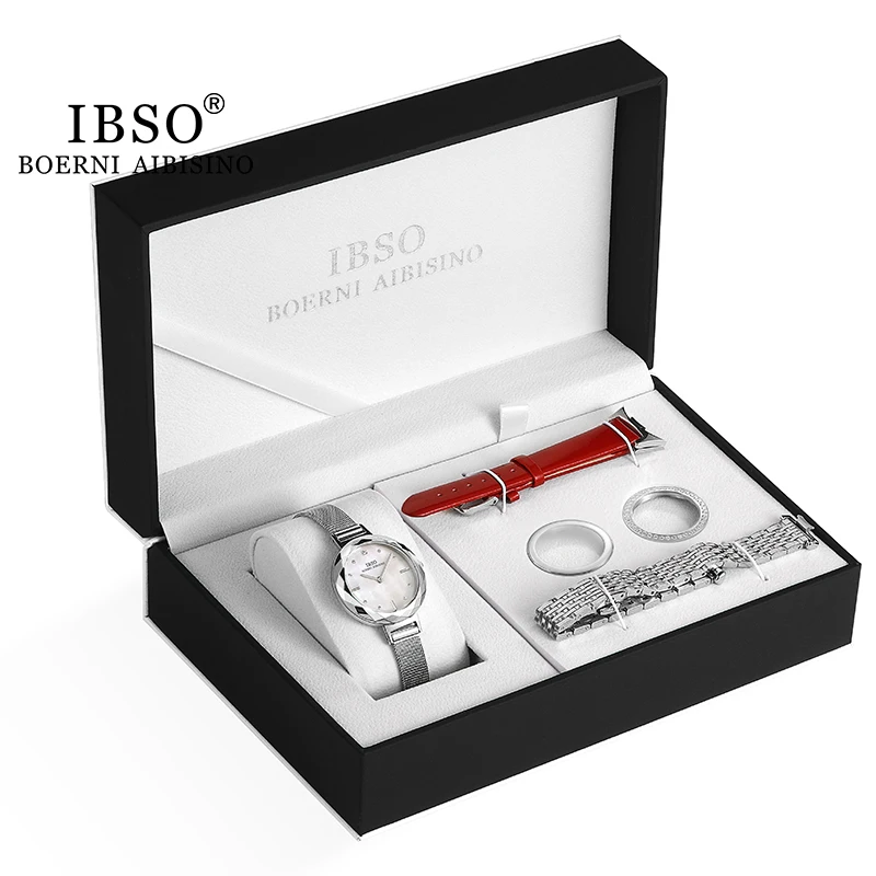 

Часы наручные женские из нержавеющей стали, модные элегантные серебристые металлические, с двумя ремешками, комплект, 2021