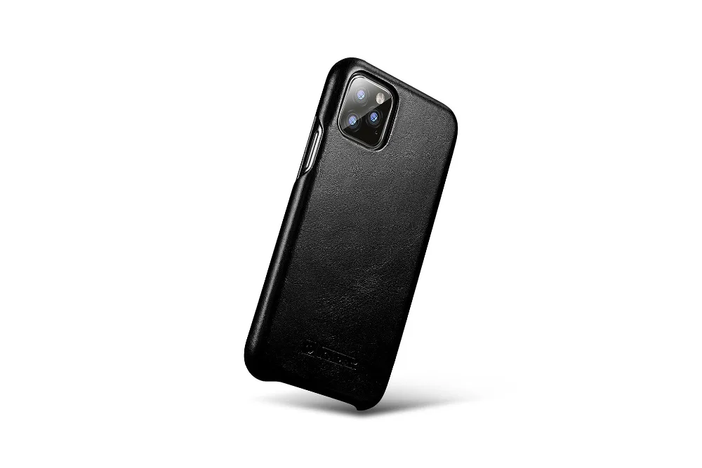 ICARER роскошный брендовый чехол для телефона iPhone 11 изогнутый край Флип Натуральная кожа ретро крышка для iPhone 11pro Max