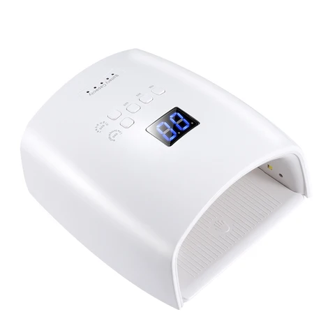 Lâmpada do Unha Bateria sem Fio Secador para Todos os Géis Led para Manicure Lâmpada Recarregável Cura Unha Polonês Portátil 48 w uv