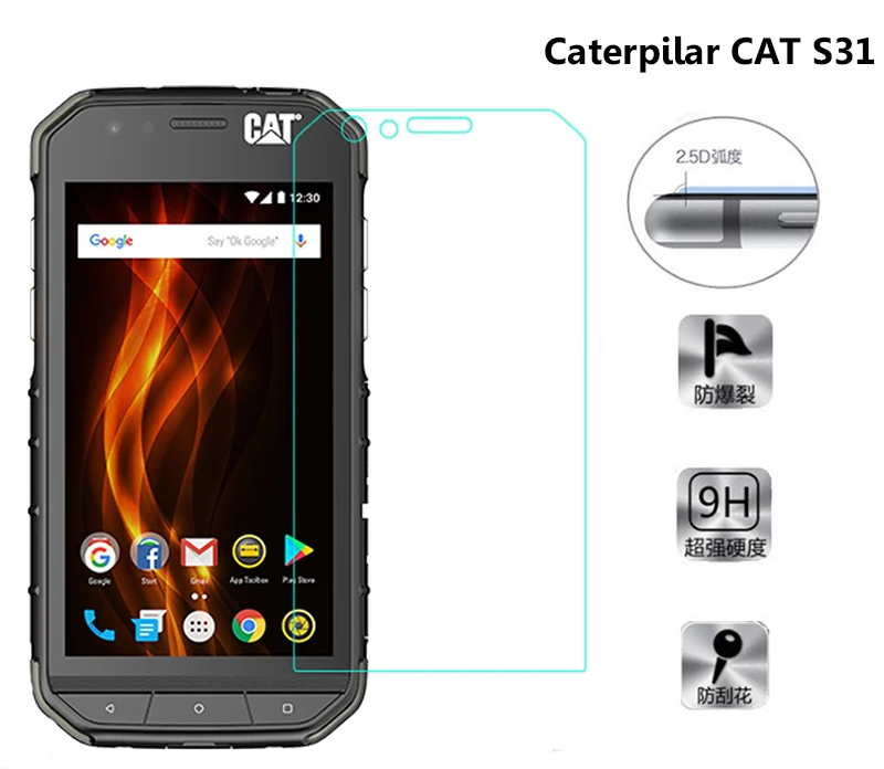 

Tempered Glass Case For Caterpillar Cat S31 Screen Protector Protective Screen For Caterpillar Cat S52 S60 S61 Mobile Phone Film