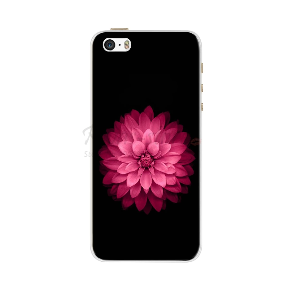 Cute Flower Ultra-Thin Silicone Phone Case - Soft Back Cover