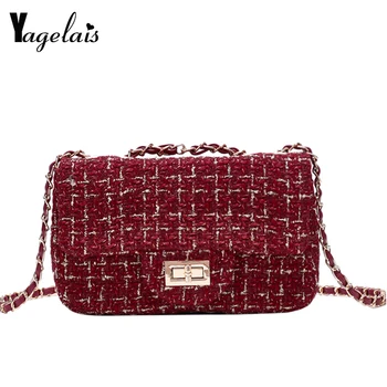 

winter women bag messenger chain bags female handbag cross body bag Fashion high quality small