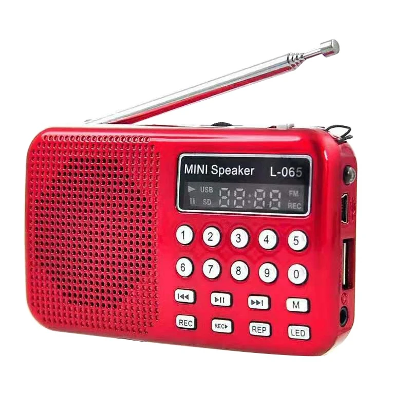 L-065 Многофункциональный Мини цифровой диктофон динамик с fm-радио MP3-плеер светодиодный фонарик Поддержка TF/USB