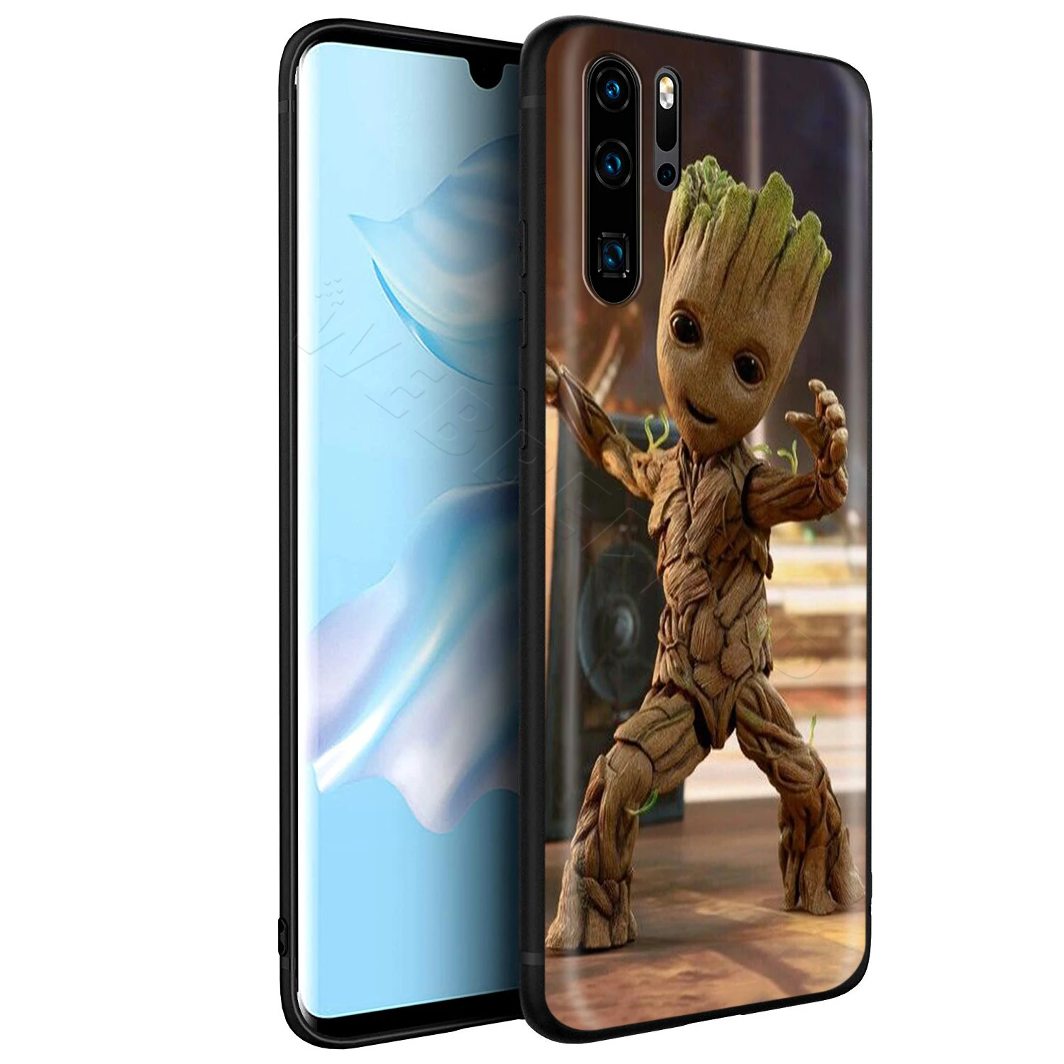 Webbedepp Guardians Groot Marvel чехол для Huawei P8 P9 P10 P20 P30 Lite Pro P Smart Z Mini
