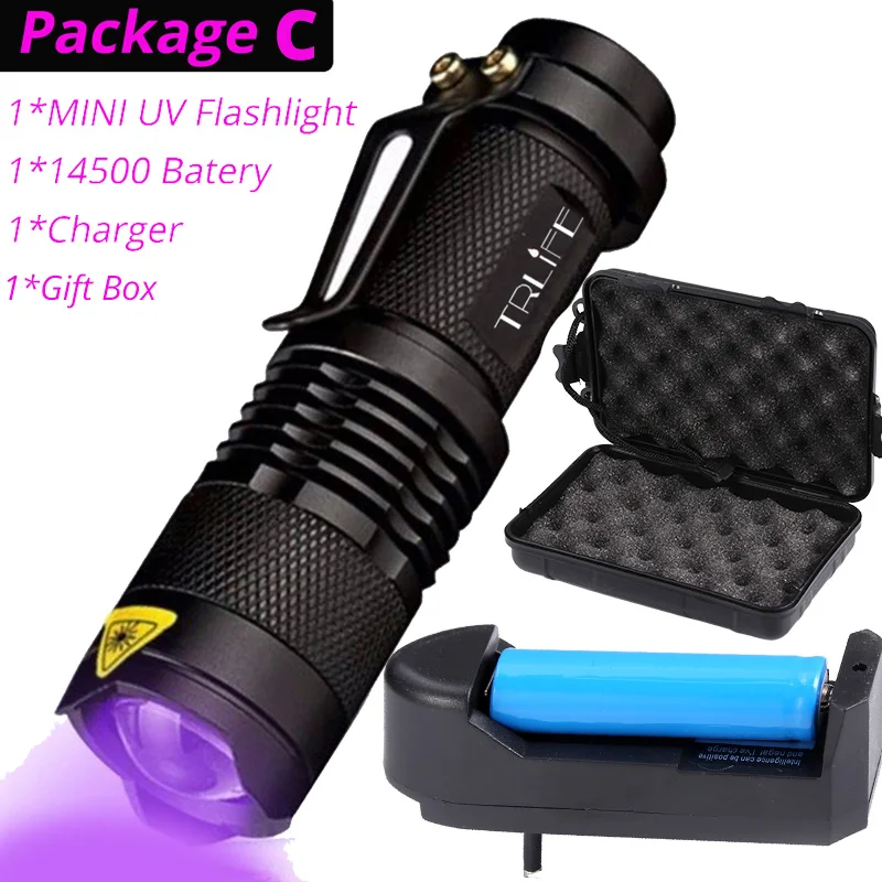 21 LED lumière UV 365 nm 395nm Blacklight lampe ultraviolette