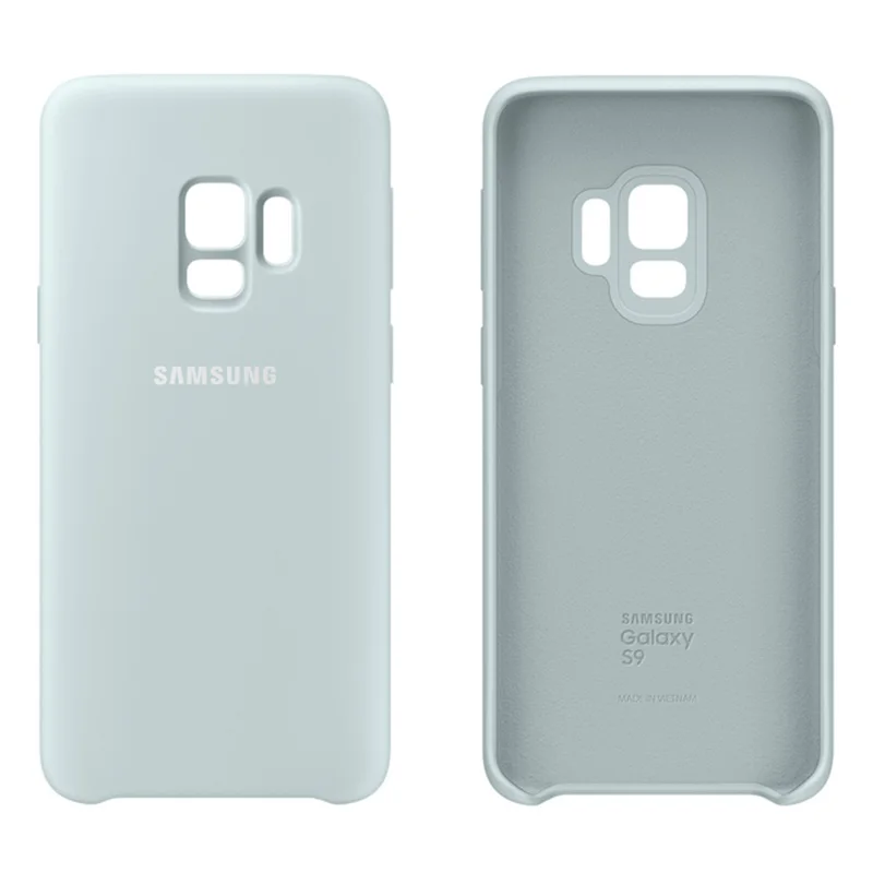 Жидкий силиконовый чехол для samsung Galaxy S9/S9 Plus, шелковистый мягкий на ощупь защитный чехол для телефона samsung S9
