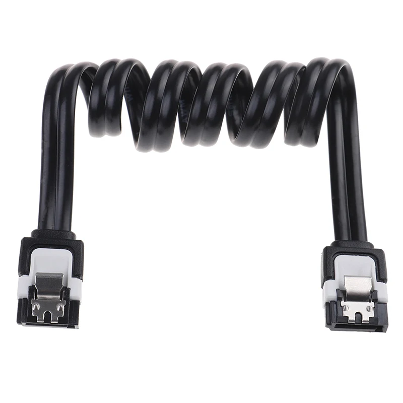 1/2/4Pcs SATA 3.0 Cables HDD SSD SATA 3.0 III 6Gb/s Straight Cables Right Angle Hard Disk Drive Data Cable 42cm