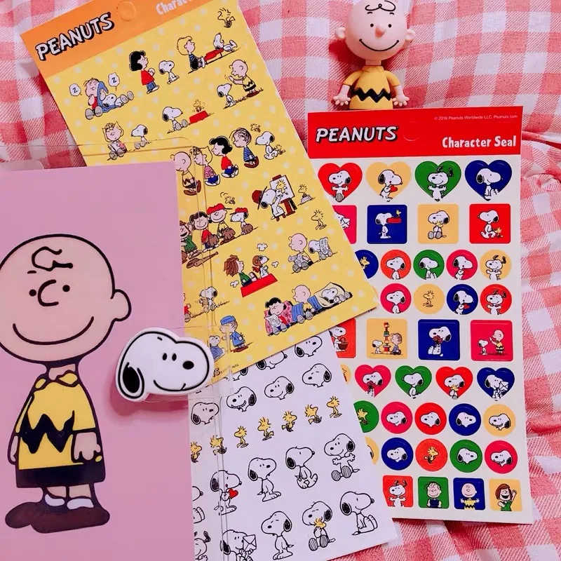 3 шт. Peanuts Rogue Dog милый мультфильм Kawaii наклейка настольная тетрадь Дневник декоративный Мобильный телефон Diy стикер s Детский подарок