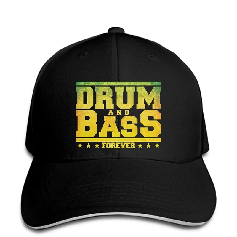 Drum And Bass Forever Черная бейсбольная Кепка Для Взрослых мужчин Snapback кепка для женщин