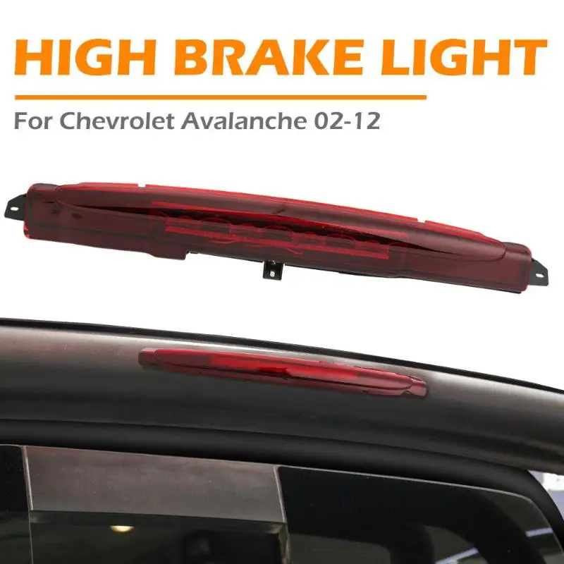 VODOOL 3-й тормозной фонарь CHMSL 15120540 ABS с лампочкой практичный и прочный для Chevrolet Avalanche пикап 02-12
