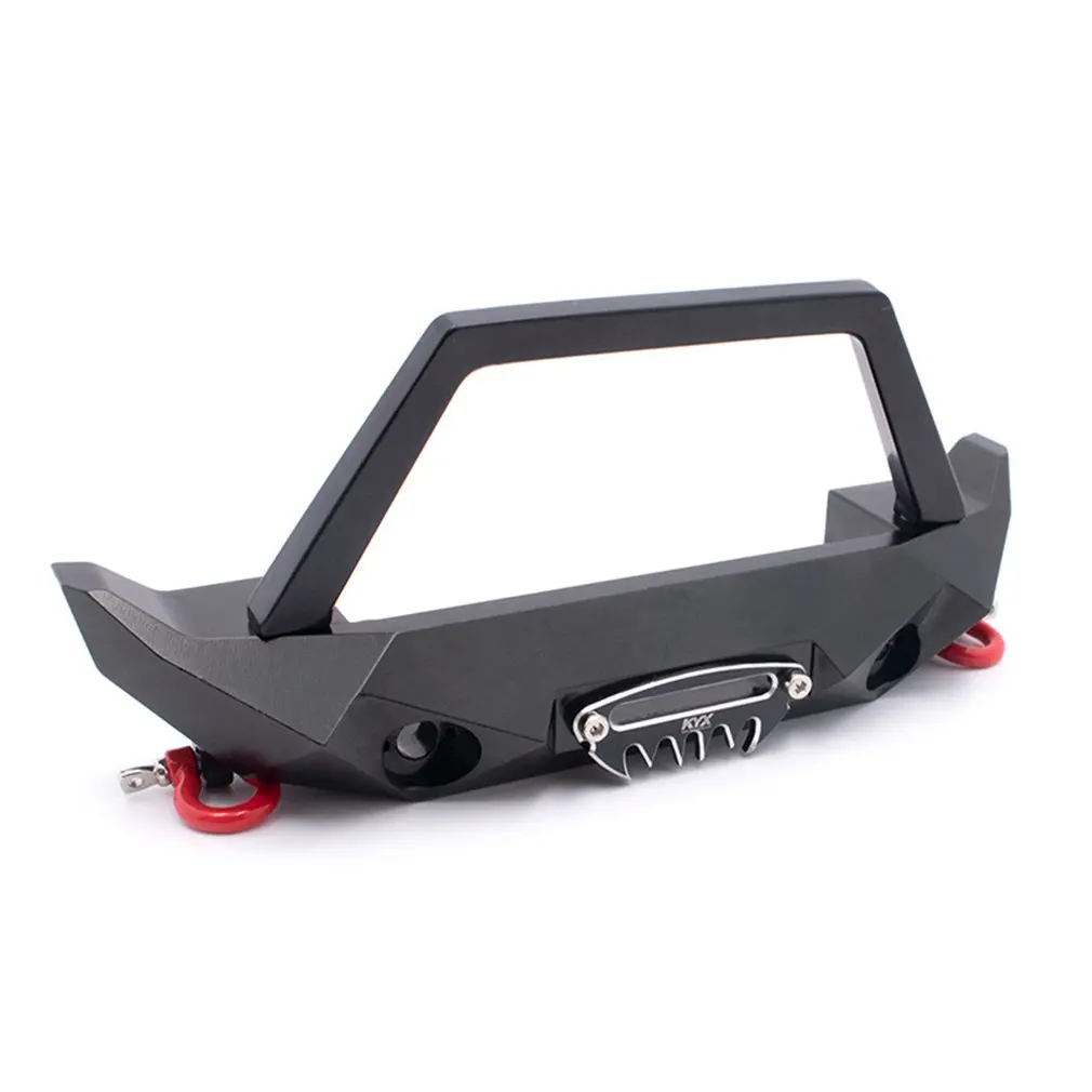 KYX Racing CNC сплав переднего бампера анти-столкновения Запчасти для модификации для 1/10 Wrangler RC Гусеничный автомобиль аксессуары