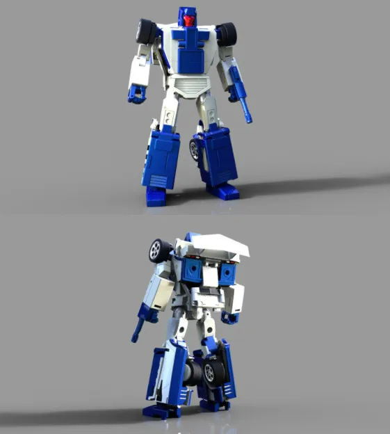 

MM-XIII Crackup (Stunticons Breakdown)Transformation Combiner Berserkars Action Figure