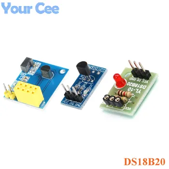 

DS18B20 18B20 Sensor Module DS18b20 Stainless Steel Package Waterproof Temperature Probe Temperature Sensor For Arduino