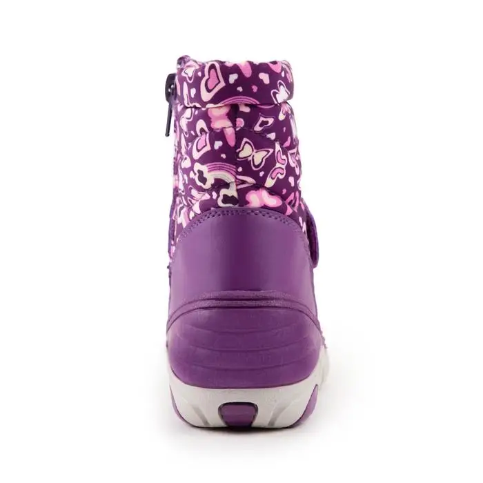 Aliament Botas de nieve para niños, Color púrpura, talla 19| | - AliExpress