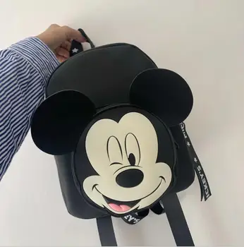 

Disney New Cartoon Backpack Children's Schoolbags Girls Boys Mickey Mouse Decoration Mini Backpack