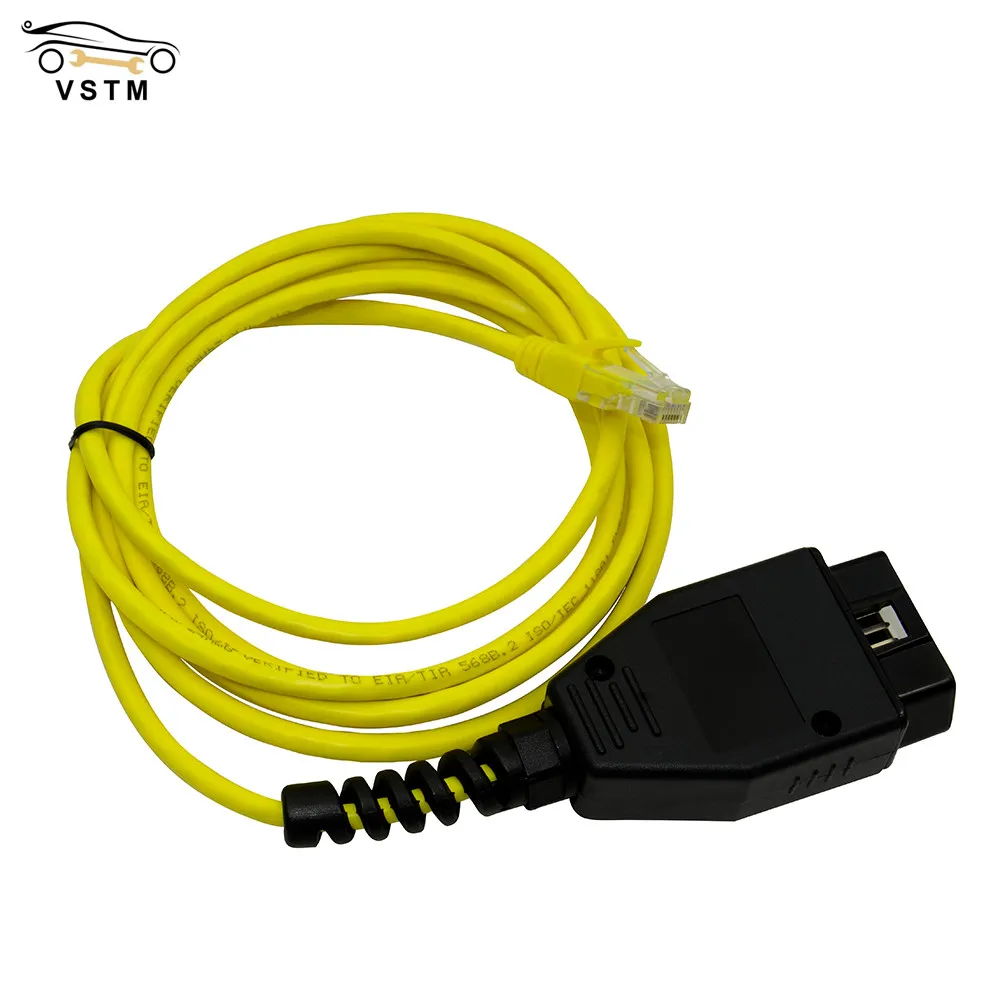 E-SYS For BMW F-series ICOM OBD2 Coding Diagnostic Cable Ethernet to OBD ESYS Data OBDII Hidden ENET Tool |
