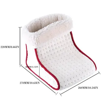 

Electric Warm Heated Foot Heating Pad Warmer Washable Heat 5 Modes Heat Settings foot care Warmer Cushion