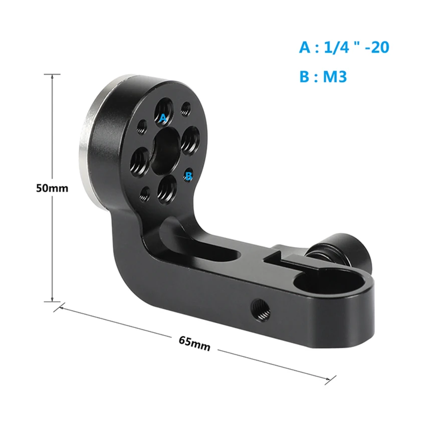 CAMVATE Стандартный 15 мм одиночный штанговый зажим с фиксатором ARRI Rosette M6 женский