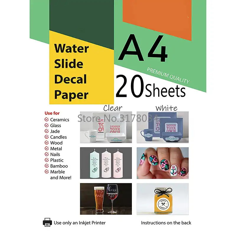 water decal printer paper
