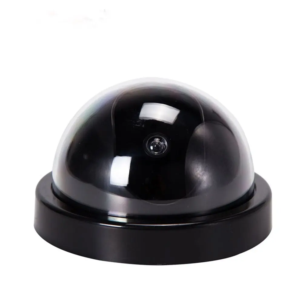 Имитация Камеры Скрытого видеонаблюдения Поддельные Дома Dome Dummy камера Камера с красными вспышками круглый светодиодный светильник безопасности Камера в помещении/на открытом воздухе