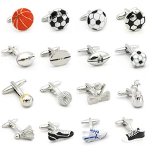 Miễn phí Vận Chuyển nam Dây Sỉ Sport Series Bóng Bầu Dục Golf Bóng Đá Bóng Thiết Kế Thời Trang Tay Liên Kết Cho Nam Đồng Chất Lượng(China)
