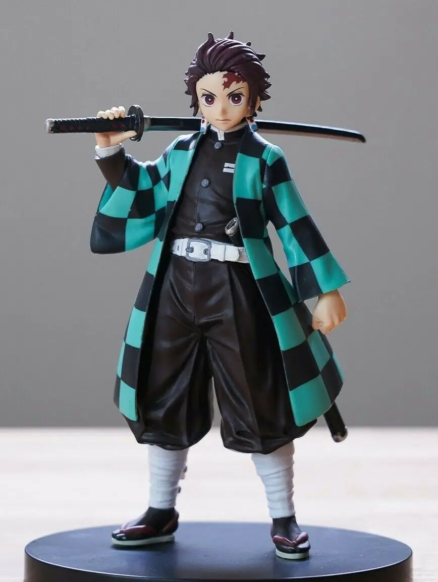 Аниме Demon Slayer: Kimetsu no Yaiba Kamado Tanjirou экшен-фигурка из ПВХ в коробке