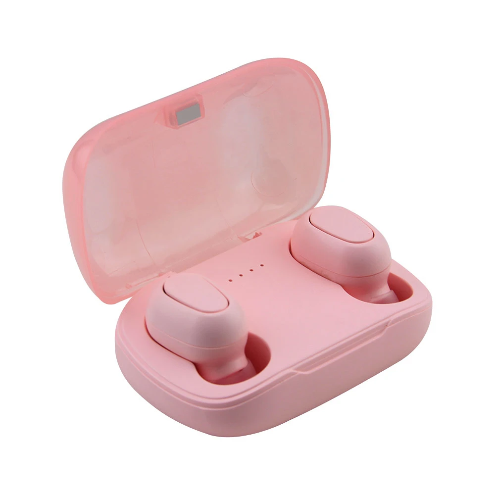 Pink earphone