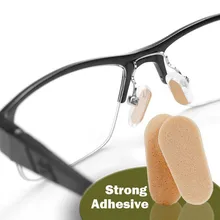 20 пар унисекс Мягкая пена носоупоры самоклеющиеся противоскользящие очки солнцезащитные очки носоупоры для мужчин и женщин аксессуары для очков