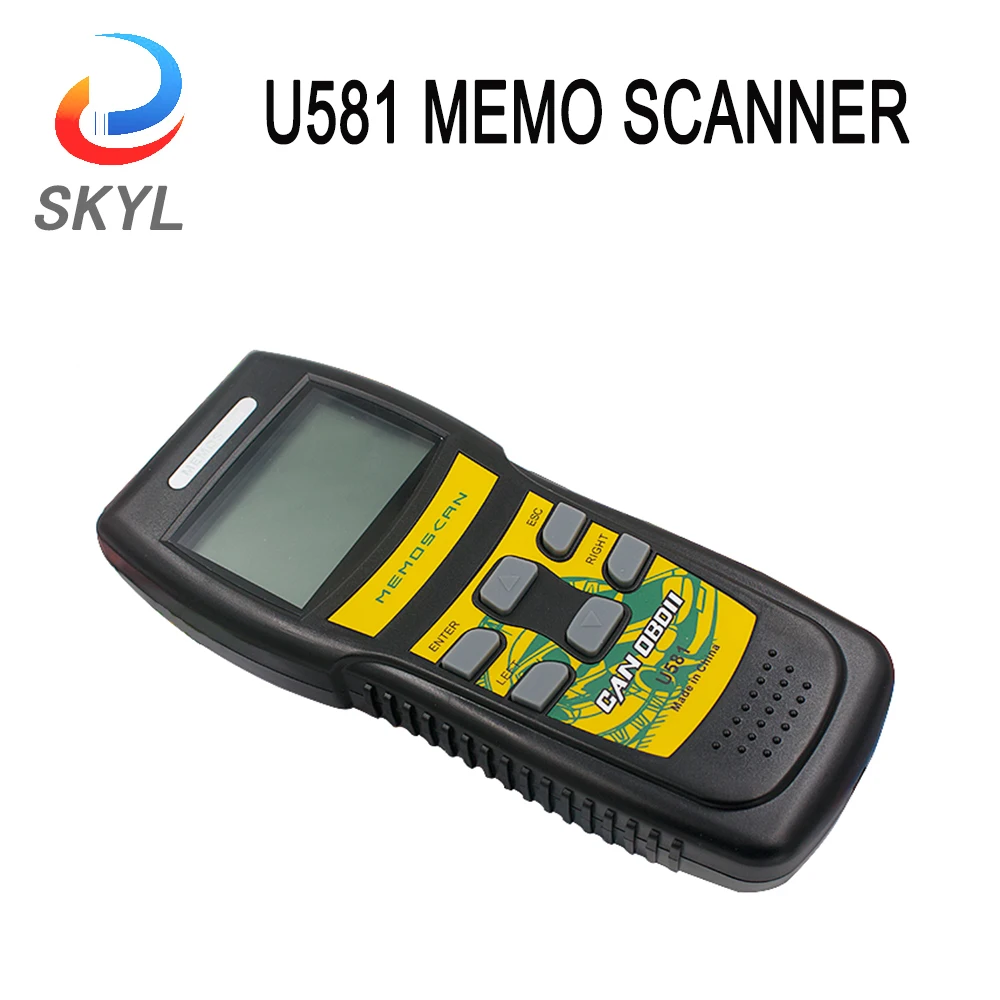 Новейшая модель Memoscan U581 подключению CAN-шины OBD2 Memo сканер данных в режиме