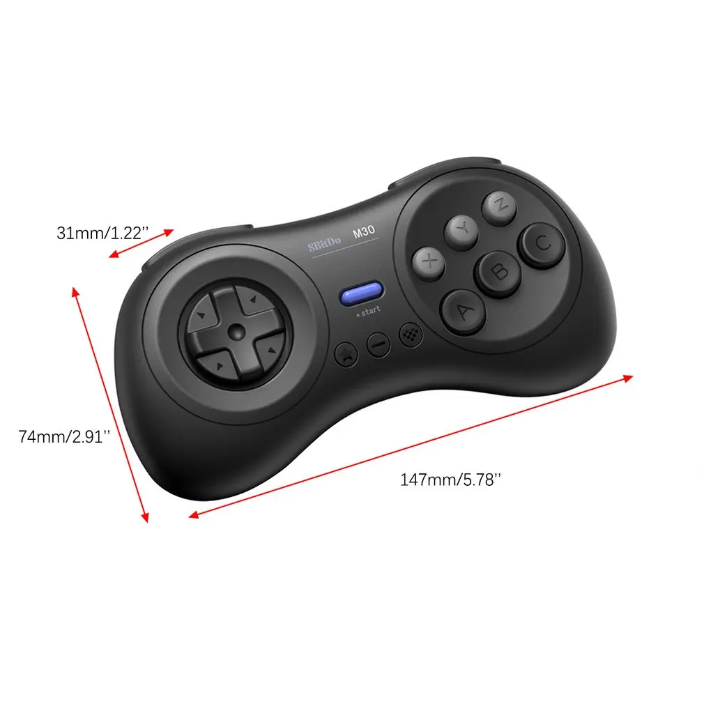 

MD30 Game Handle Remote Wireless Bluetooth Handle Mini Decompression Toys Games Controller for MD/SWITCH/PC Joystick