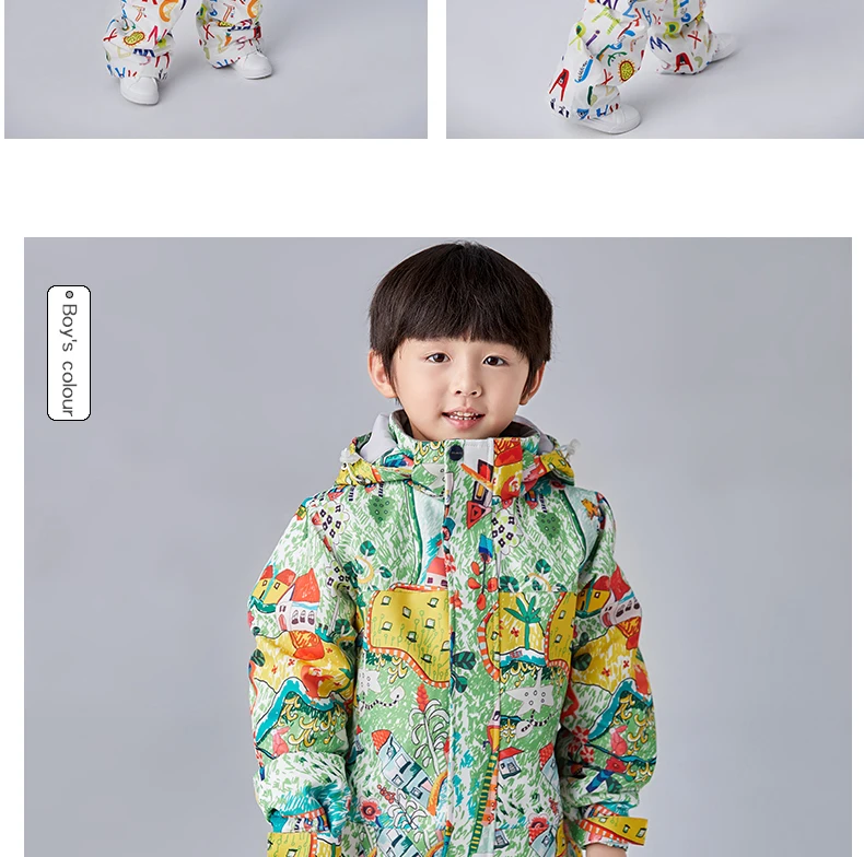 SEARIPE/детский лыжный костюм, детский брендовый водонепроницаемый Зимний комплект для девочек и мальчиков, штаны, зимняя Лыжная куртка для сноуборда